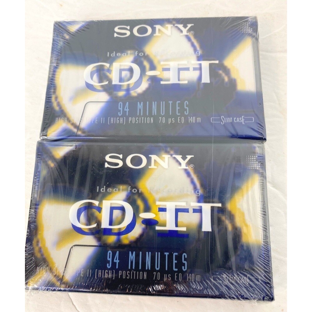 Sony Slim Case CD-IT High Bias Type II High Position Cassette Tape 94 Min (#2)